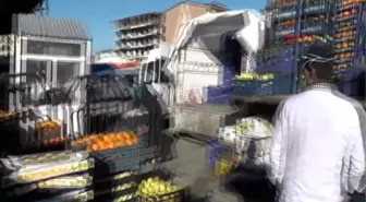 Muş Sebze Halinde Soba Kurdular