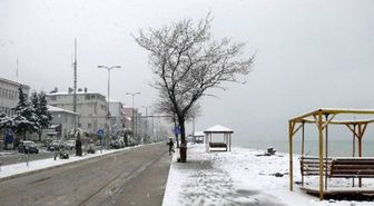 Çatalzeytin Güne Karla Uyandı