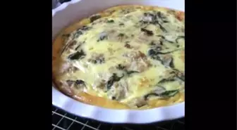 Cindy's Tuna, Spinach, And Bacon Quiche