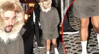 Engin Can Ural'ın Stili Yine Şaşırttı! Altta Şort Üstte Mont Dolaştı