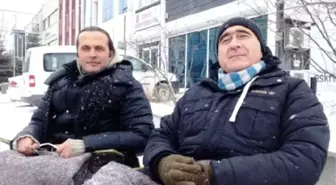 Kar Altında ve -5 Derecede Oturma Eylemi