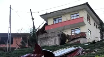 Rize'de Fırtına Hasara Yol Açtı