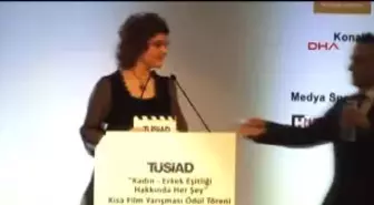 Tüsiad'ın Kadın-Erkek Eşitliği Kısa Film Yarışmasında Dereceye Girenlere Ödülleri Verildi 1-