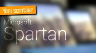 Microsoft'un Yeni Tarayıcısı Spartan'dan Sızıntı Görüntüler