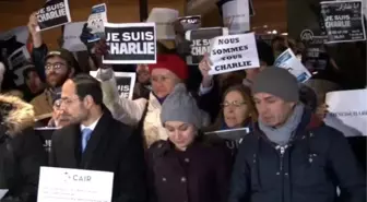 Paris'teki Silahlı Saldırıya Washington'da Protesto