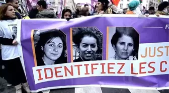 Paris'te 3 Kadının Öldürülmesi Protesto Edildi