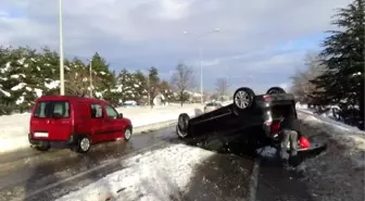 Bolu'da Trafik Kazası: 1 Yaralı