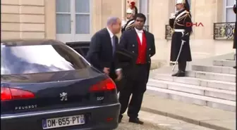 Netenyahu ve Merkel de Elize Sarayı'na Geldi
