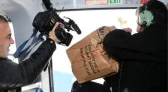 Helitaksi, Yaylada Mahsur Kalan Çobanlar İçin Havalandı