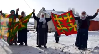 Işid'le Girdiği Çatışmada Ölen Ypg'li Ağrı'da Toprağa Verildi