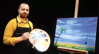 Kürt Ressam, Basit Resim Yapma Tekniğiyle Kendine Hayran Bırakıyor