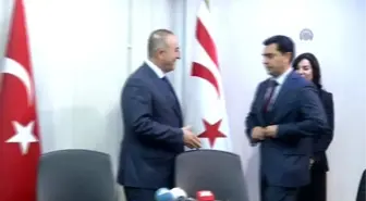 Çavuşoğlu, KKTC Dışişleri Bakanı Nami ile Bir Araya Geldi