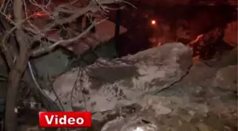 Safranbolu'nda Dev Kayalar Yolu Kapattı