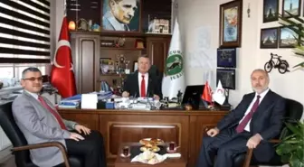 Çaycuma Müftüsü Keskin'den Veda Ziyareti