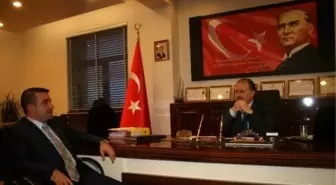 MHP Yöneticilerinden Yakutiye Kaymakamı Ahmet Katırcı'ya Ziyaret