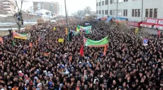 Van'da Öcalan'a Özgürlük Yürüyüşü