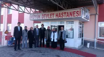 Milletvekili Samancı'dan, Hüyük Devlet Hastanesine Ziyaret