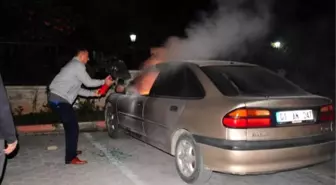 Eski Belediye Başkanı Tuncel'in Aracı Kundaklandı