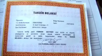 Bedensel Engelli Öğrenci, Karnesini Evinde Aldı