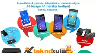 Teknokulis'ten 4. Yaşında 44 Hediye!