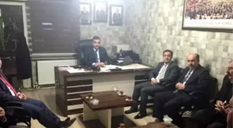 Baro Başkanı Göğebakan ve Yönetim Kurulu'ndan MHP İl Başkanı Anatepe'ye Hayırlı Olsun Ziyareti