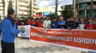 Kumlucalılar Rhodiapolis Antik Kenti'ne Yürüdü