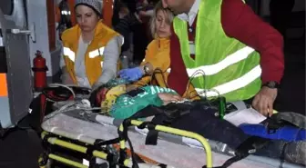 Otomobil Şarampole Yuvarlandı: 4'ü Çocuk 7 Yaralı