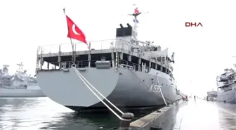 Kocaeli Donanma Komutanlığı'nın En Büyük İkmal Gemisi Tcg Yb Kudret Güngör, Eğitim Tatbikatında