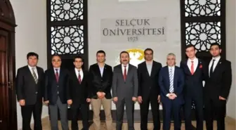 Şeref Diploması Ödüllü Topluluktan Rektör Gökbel'e Ziyaret