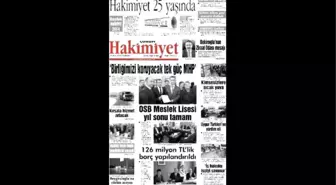 Çorum Hakimiyet Gazetesi, 25. Yılını Okuyucularıyla Kutladı