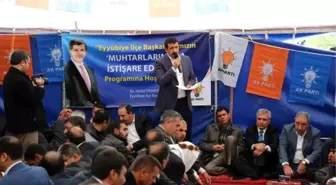 Ekinci Muhtarlarla Miting Havasında Geçen Toplantı Yaptı