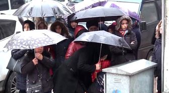 Yola Devrilen Vincin Altında Kalan Taksi Sürücüsünün Cenazesi Defnedildi