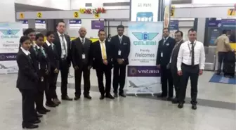 Çelebi Yer Hizmetleri Hindistan'da Ahmedabad Terminalinde