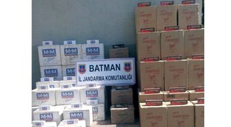 Jandarma Kaçak Sigara Ele Geçirdi