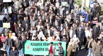 Şanlıurfa'da Öcalan'a Özgürlük Yürüyüşü