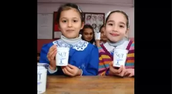 İlk Ders 'Okul Sütüyle' Başladı