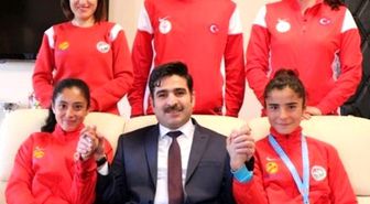 Başarılı Atletlerden Alkan'a Ziyaret