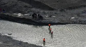 Kürtün Barajında Arama Çalışmaları Devam Ediyor