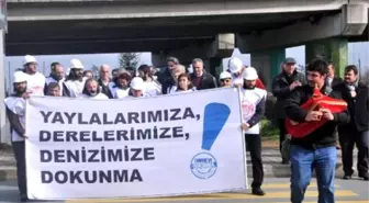 Ankara'ya Yürüyen TMMOB Karadeniz Grubu Rize'ye Ulaştı