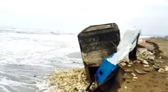 Karadeniz Kabardı, Karasu'da Kıyı Şeridini Su Altında Bıraktı