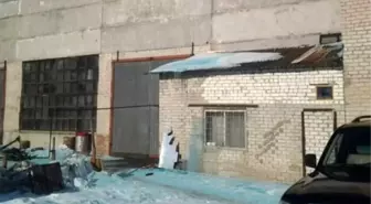 Rusya'ya Mavi Kar Yağdı