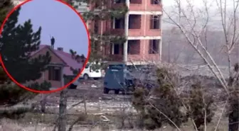 Cinayet Zanlısı 25 Saattir Çatıda! Ateş Açtı, 3 Polisi Yaraladı
