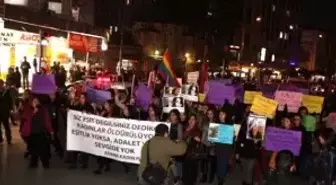 Sevgililer Günü'nde Kadına Şiddeti Protesto Ettiler