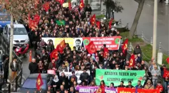 Şanlıurfa'da Öcalan İçin Yürüdüler