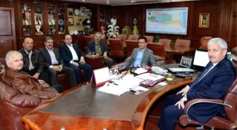 Milletvekili Aday Adayları Başkan Çetinkaya'yı Ziyaret Etti