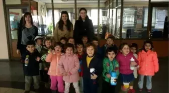 Nazilli'de Minikler Başkan Amcayı Ziyaret Etti