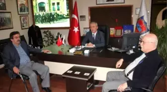 Şoförler Odası Başkanına Destek Ziyaretleri Sürüyor