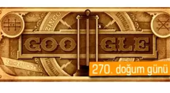 Google'dan Alessandro Volta İçin Doodle