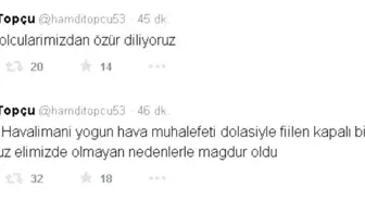 Hamdi Topçu: . 'Atatürk Havalimanı Fiilen Kapalı'