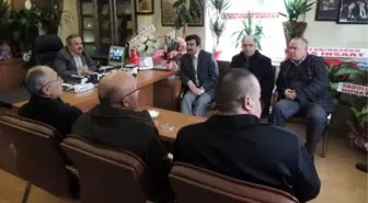 Ticaret Borsası'ndan Sayan'a Kutlama Ziyareti